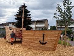 Inklusiver Spielplatz in Stein steht allen offen
